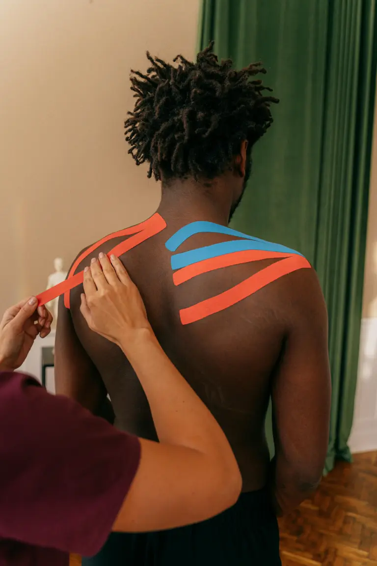 Professional shoulder pain physiotherapy session at Olive Physio in Langley, BC