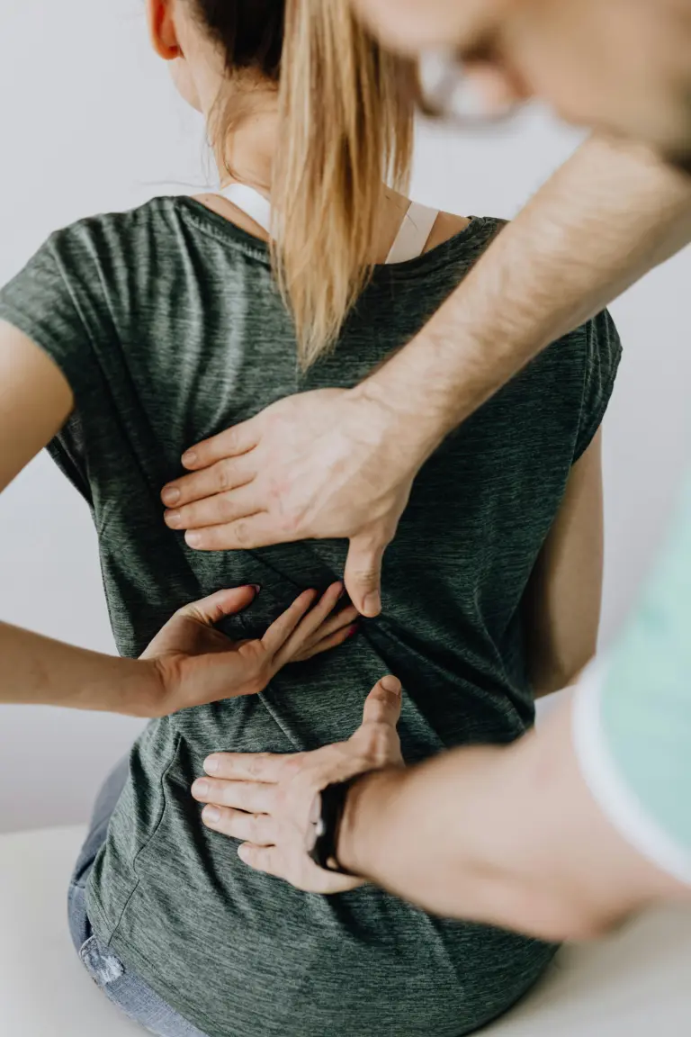 Professional back pain physiotherapy session at Olive Physiotherapy Langley BC