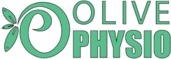 Olive Physiotherapy logo representing expert rehab services in Langley, serving Downtown, Aldergrove, Brookswood, Willoughby , Clayton, Murrayville, Willowbrook, and Cloverdale