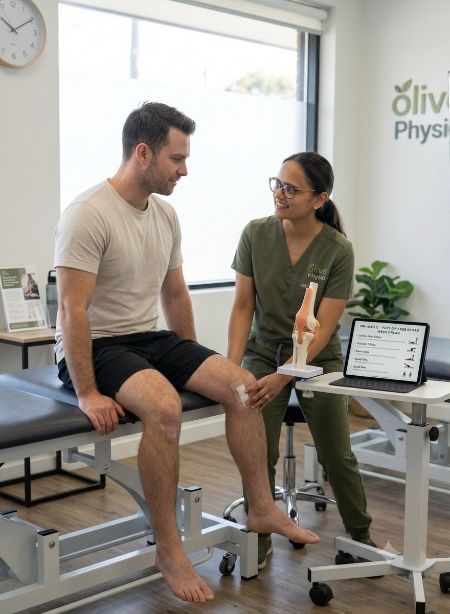 Post-Surgical Knee Rehab at Olive Physio